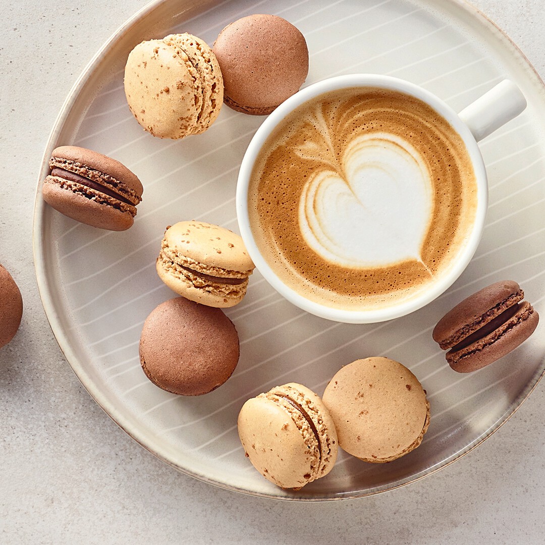 Kaffee-Macarons