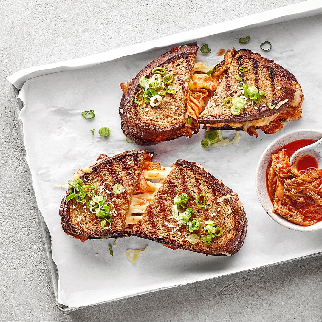 Kimchi Grilled Cheese Sandwich