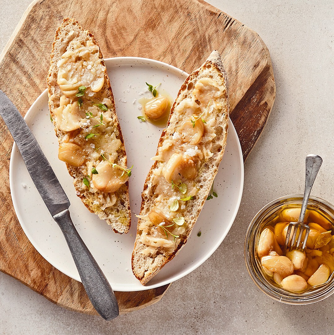 Knoblauch Confit
