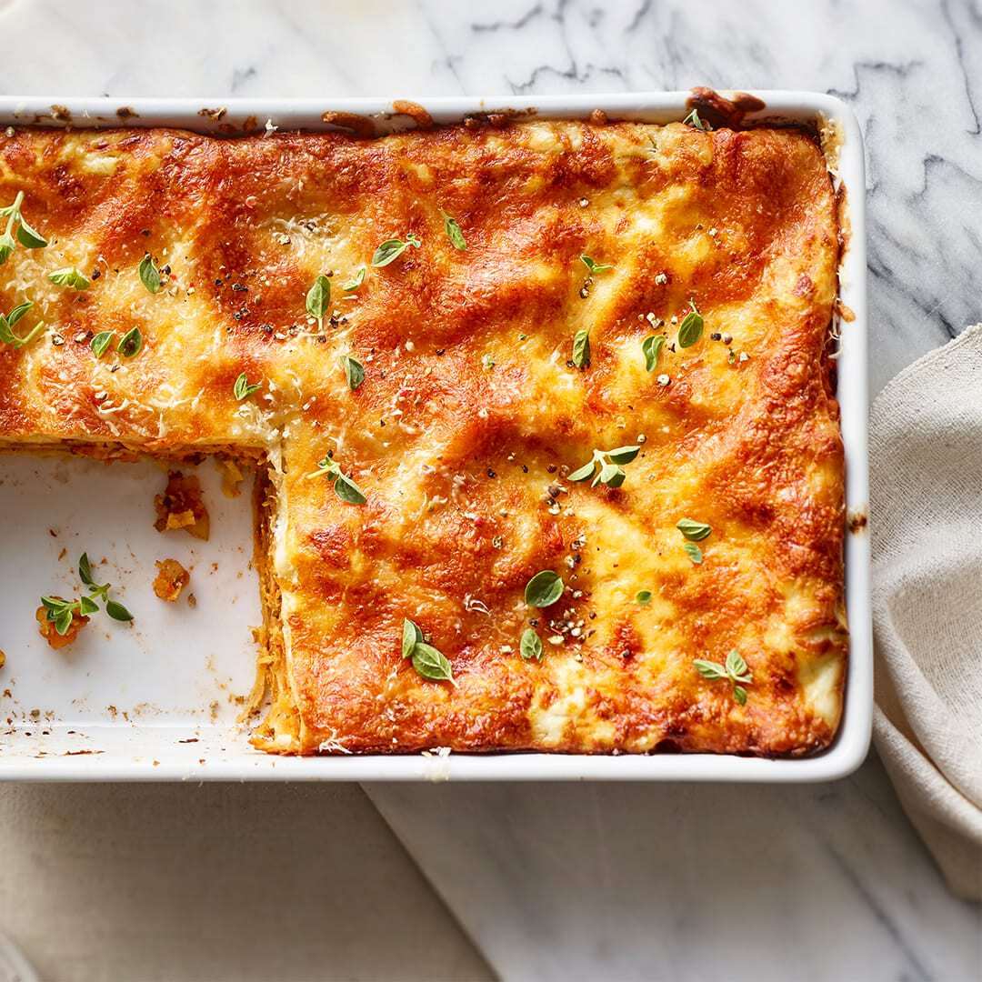Linsen-Lasagne