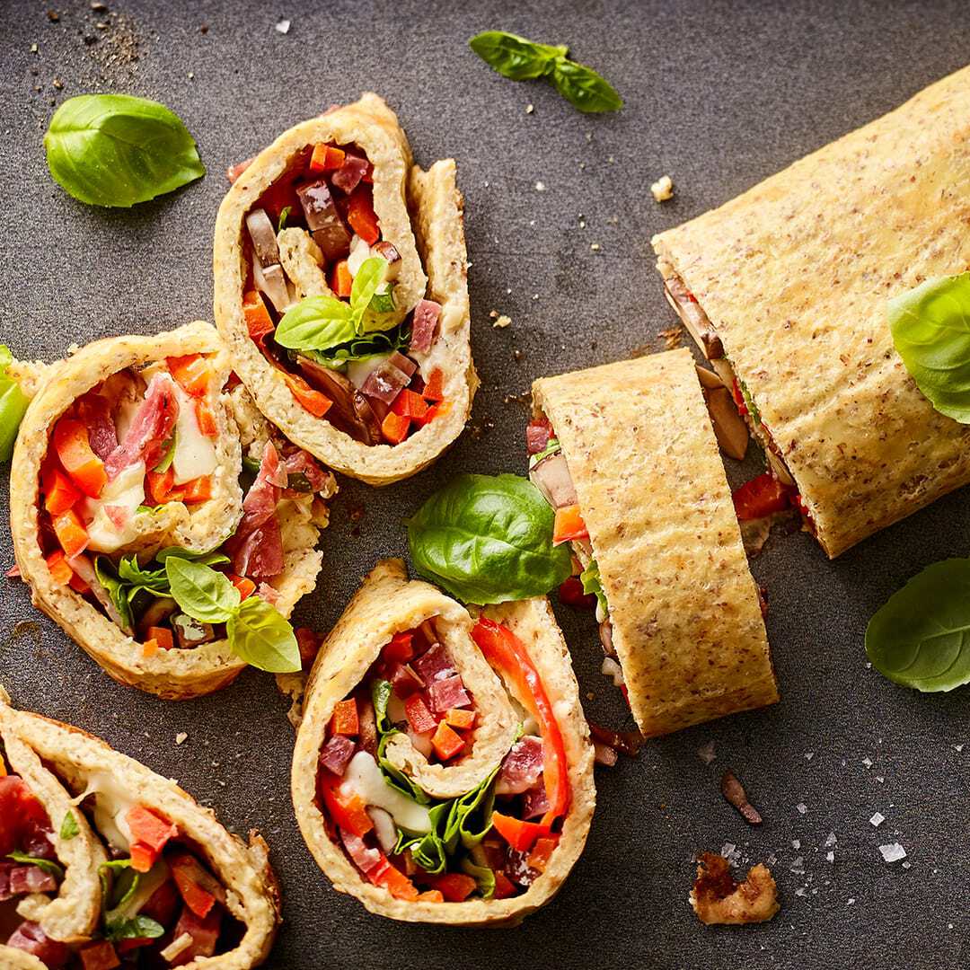 Low-Carb-Pizzarolle