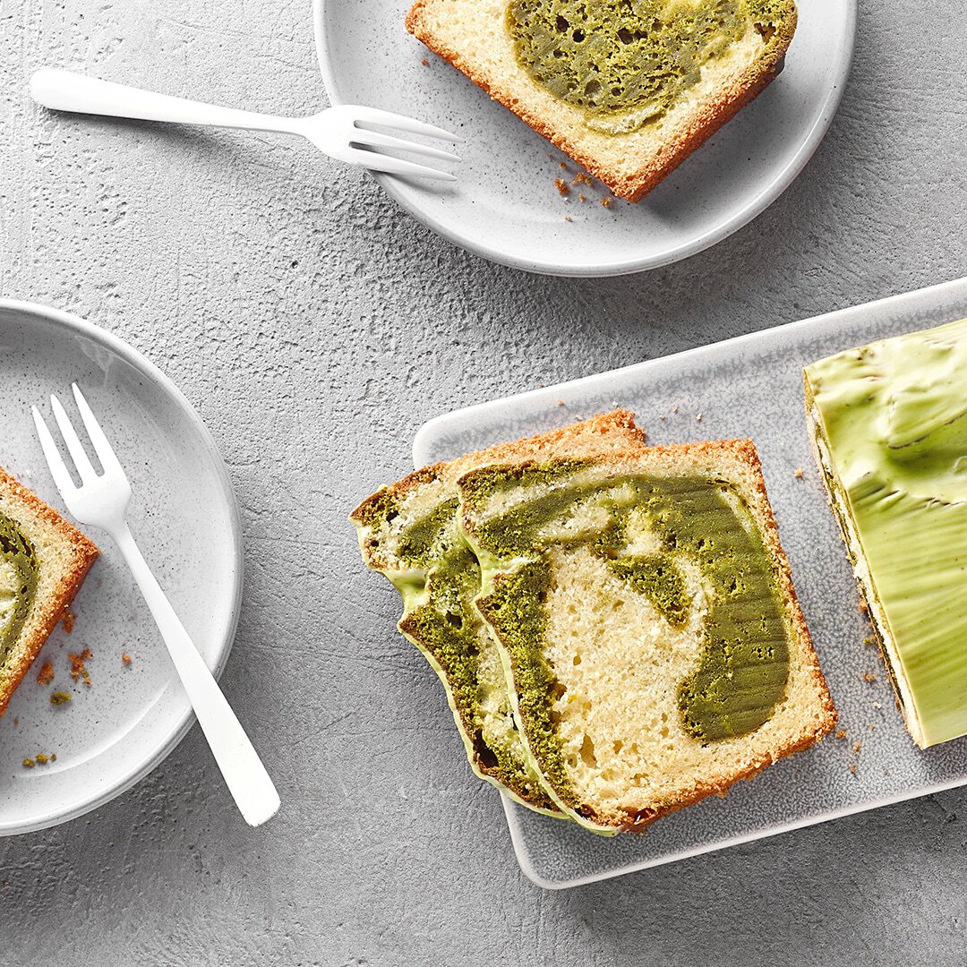 Matcha-Marmorkuchen
