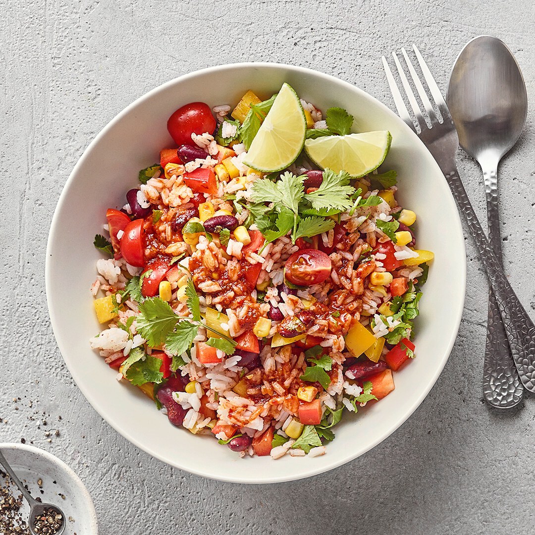Mexikanischer Reissalat