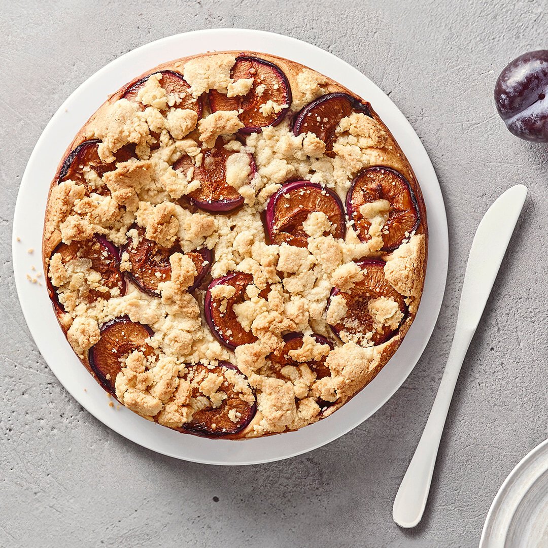 Pflaumenkuchen ohne Zucker