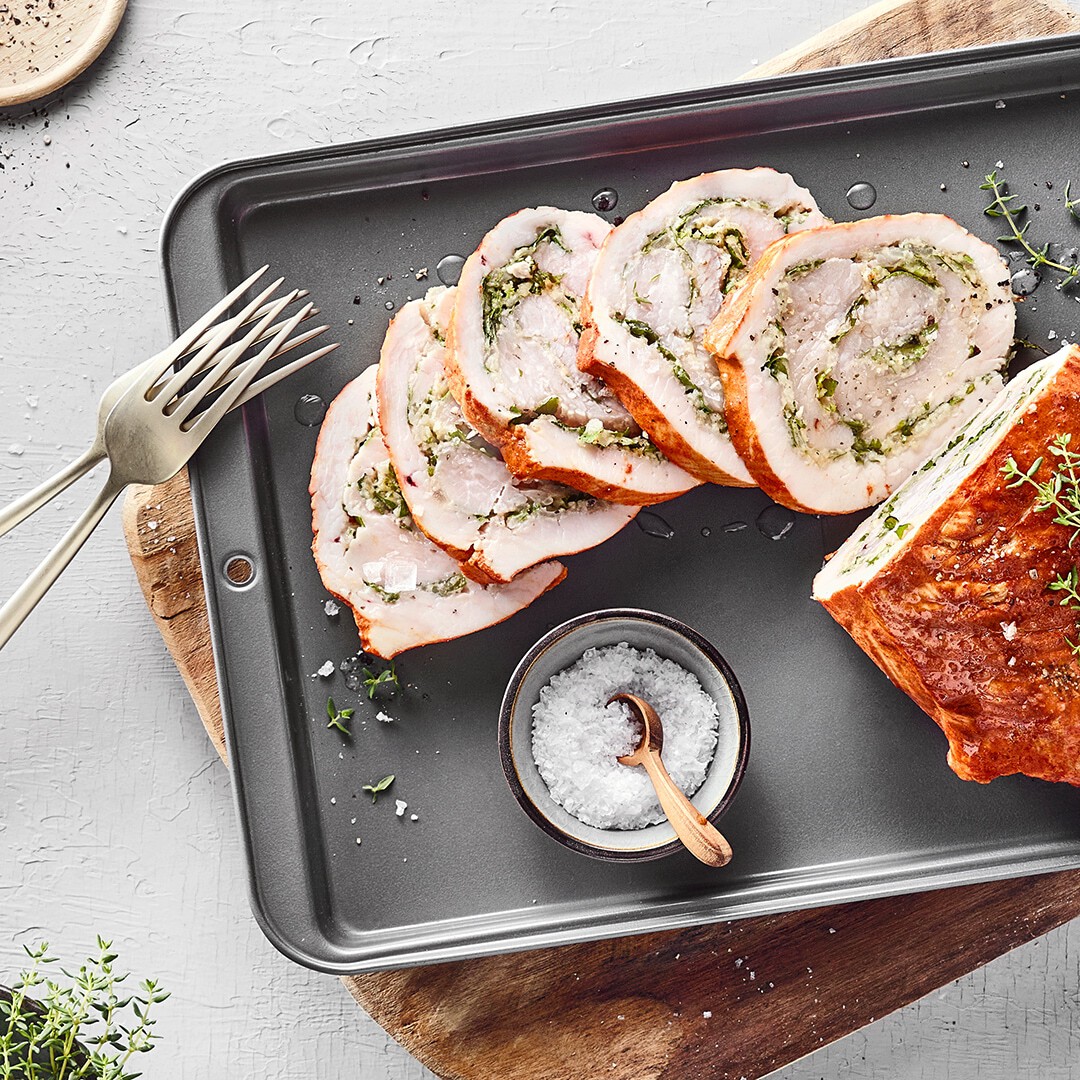 Putenrollbraten im Airfryer