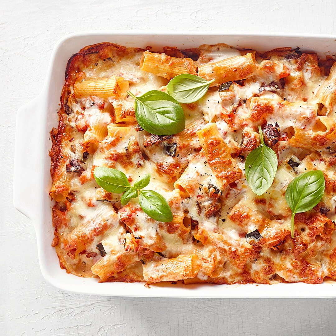 Rigatoni al forno vegetarisch