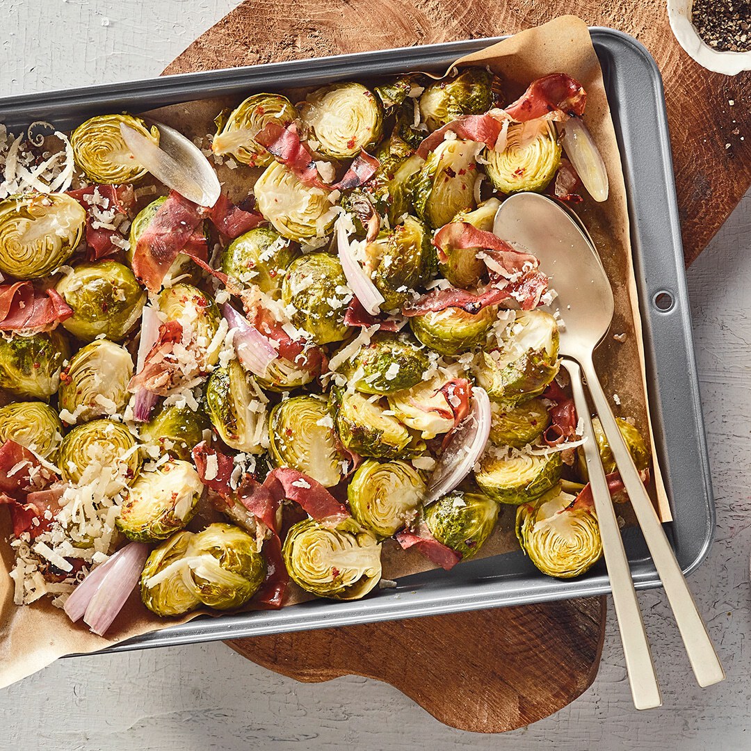 Rosenkohl aus dem Ofen