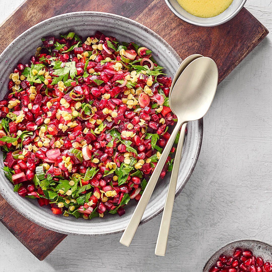 Rote-Bete-Linsen-Salat