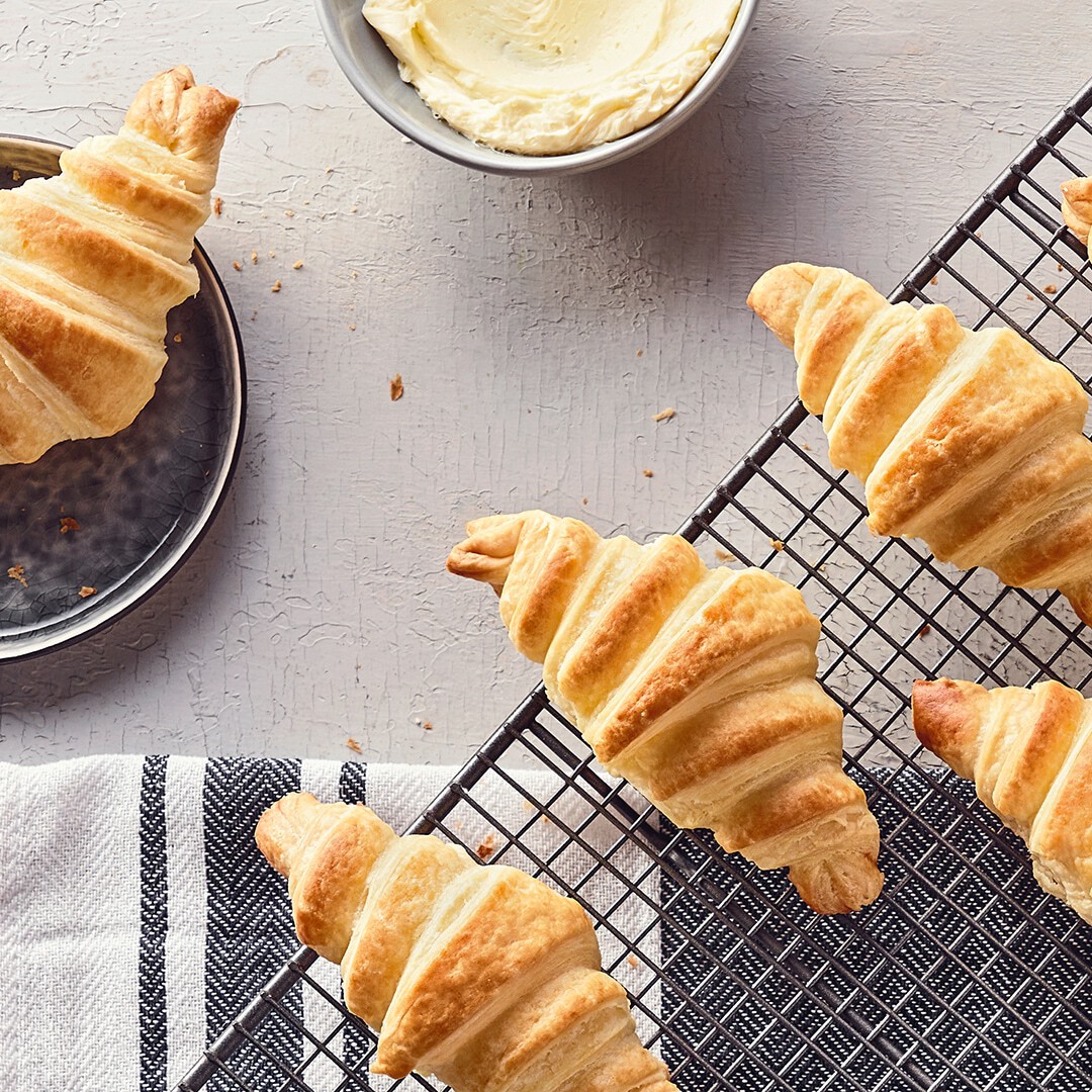 Sauerteig-Croissants