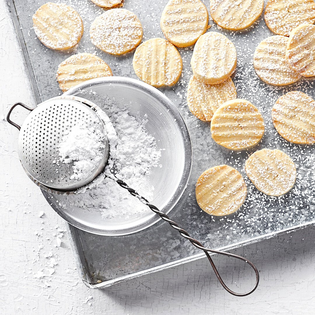Schneeflocken Plätzchen