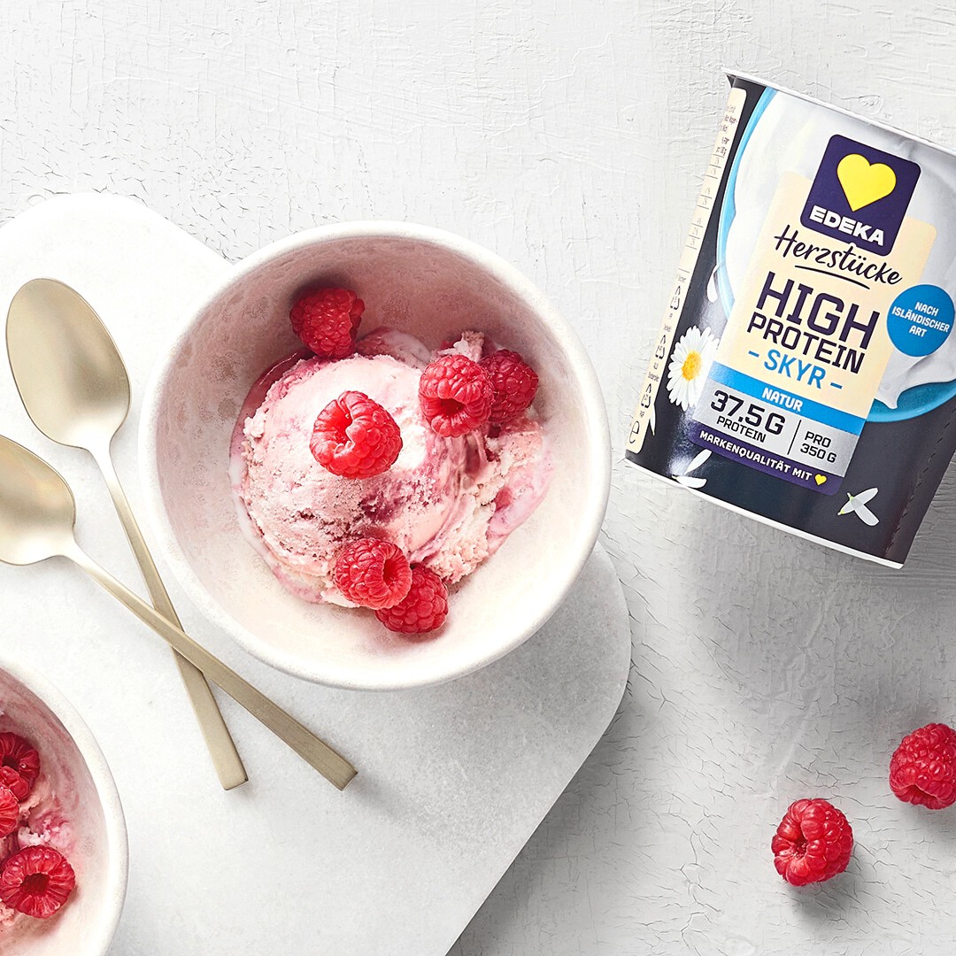 Skyr Himbeer Eis