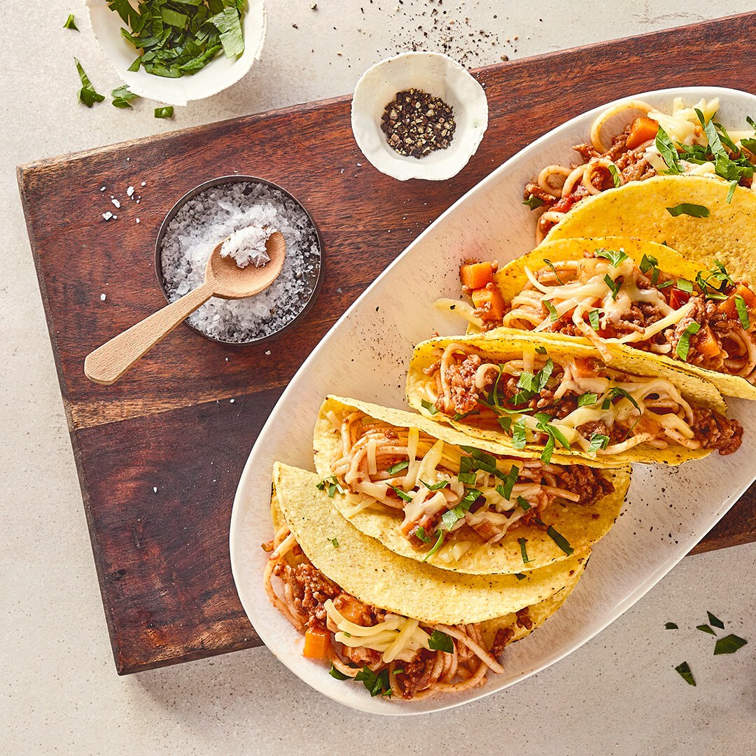 Spaghetti Tacos