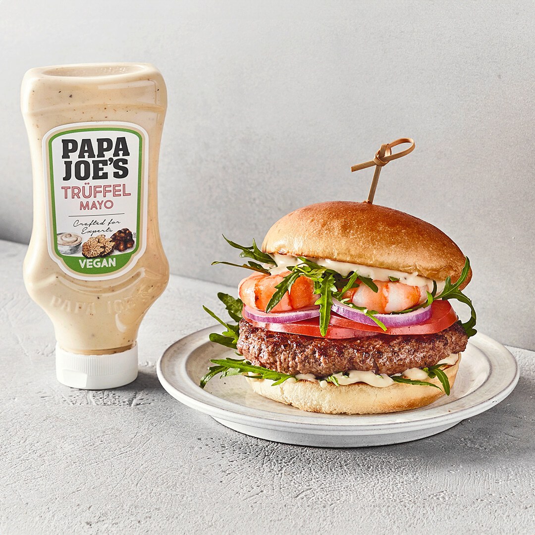Surf & Turf Burger mit Trüffelmayonnaise
