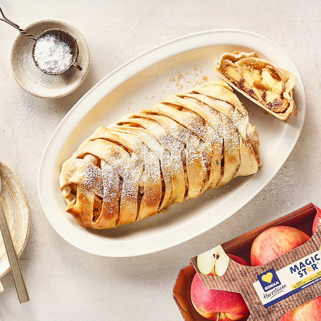 Veganer Apfelstrudel