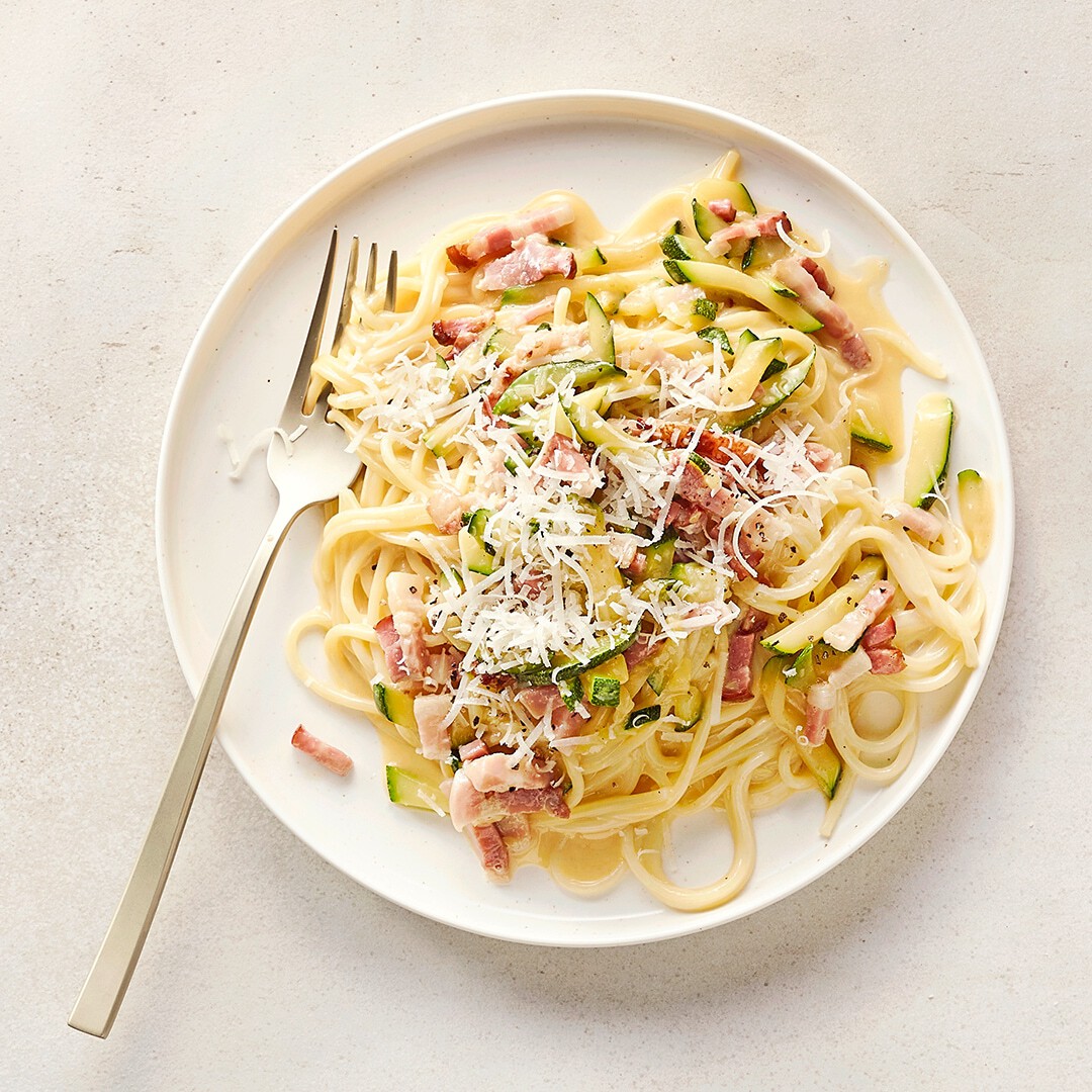 Zucchini-Carbonara