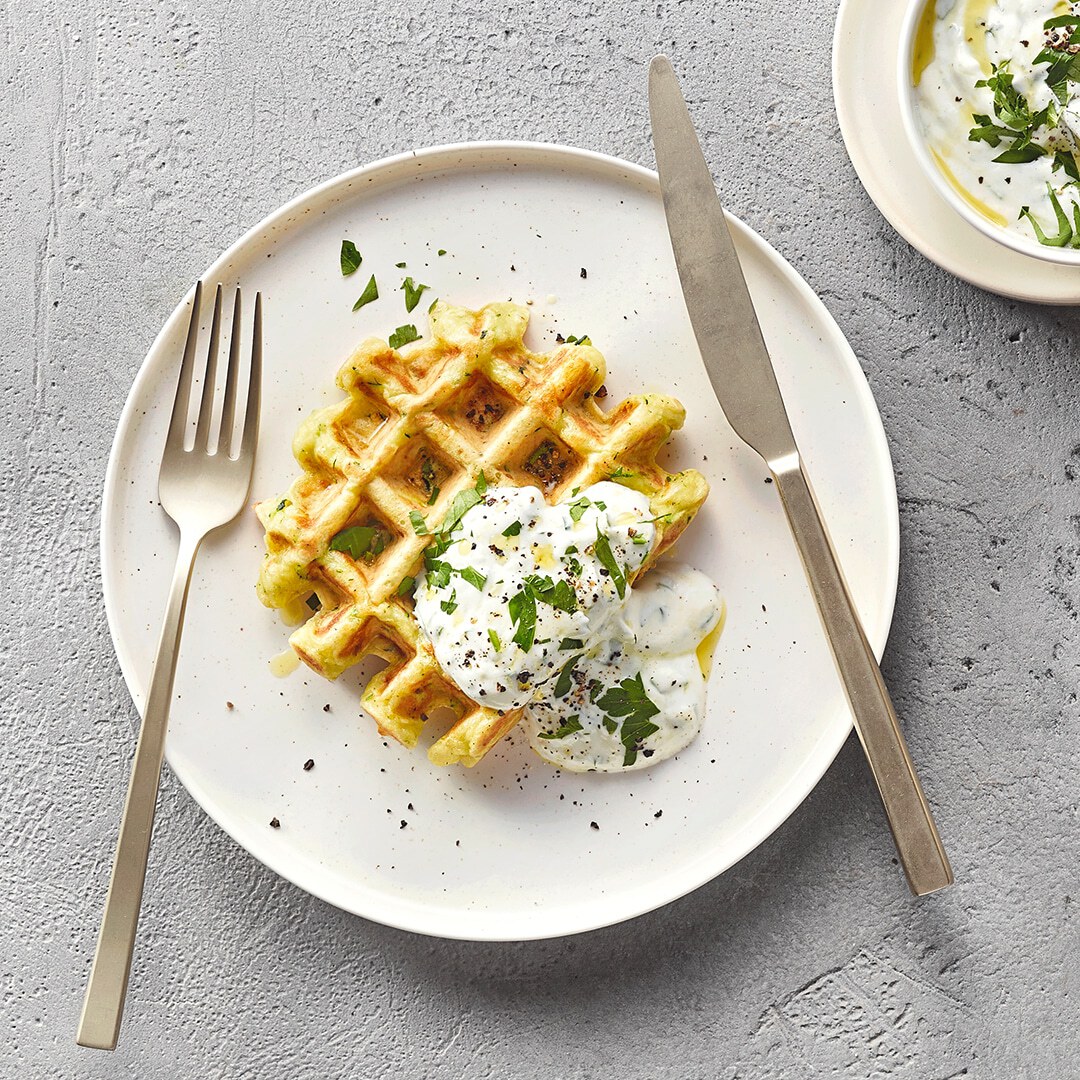 Zucchini-Waffeln